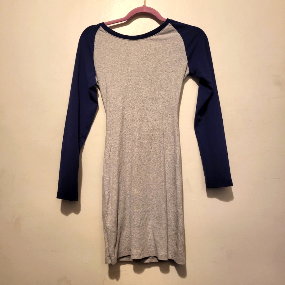 Shein baseball long sleeved dress